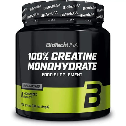 BioTechUSA Creatina Monohidrato 100% Micronizada | 300g | Sin Sabor